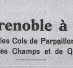 LE CYCLISTE – JUIN1937 – De Grenoble à Nice